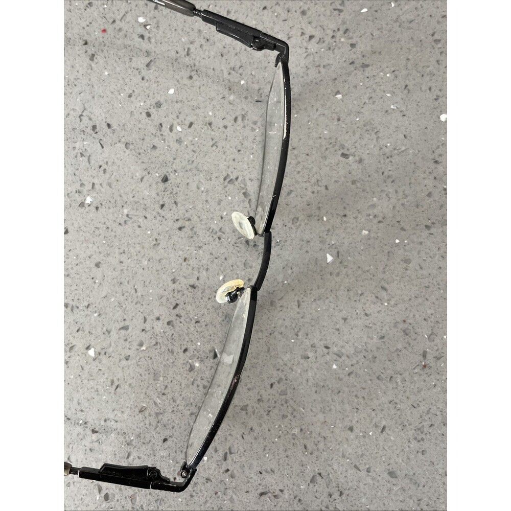 Hart Schaffner Marx Eyeglasses Frames ONLY T-125 Black Slate 54-16-135 rectangle - Picture 12 of 15